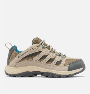 Beige Women's Columbia Crestwood Hiking Shoes | DHFIL-2096