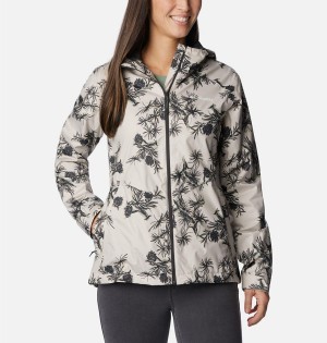 Beige Women's Columbia Inner Limits II Rain Jacket | YIHUT-1206