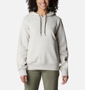 Beige Women's Columbia Marble Canyon Hoodie | TACRM-5619