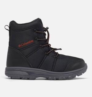 Black Kids' Columbia Fairbanks Omni Heat Boots | HPYWR-5297