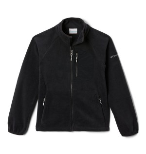 Black Kids' Columbia Fast Trek III Full Zip Fleece Jacket | EMUFY-1974