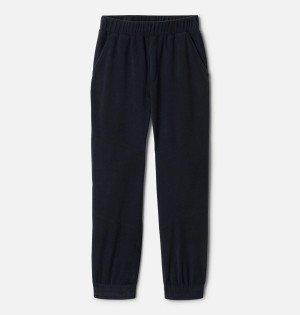 Black Kids' Columbia Glacial Fleece Joggers Pants | ERMIF-8154