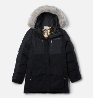 Black Kids' Columbia Marquam Peak Fusion II Parka Jacket | YLIRG-1530