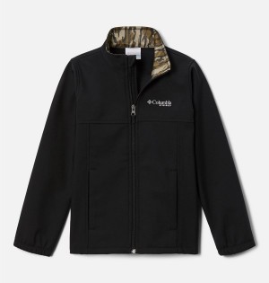 Black Kids' Columbia PHG Ascender Softshell Jacket | EMIFP-9416