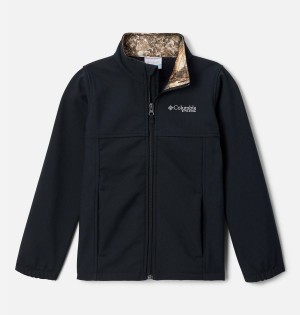 Black Kids' Columbia PHG Ascender Softshell Jacket | IYNLS-7291