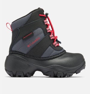 Black Kids' Columbia Rope Tow III Waterproof Warm Winter Boots | DRCUI-2740