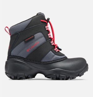 Black Kids' Columbia Rope Tow Waterproof Boots | ARZSK-5617