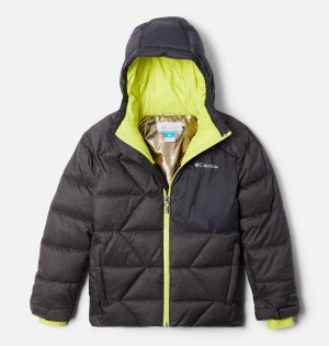 Black Kids' Columbia Winter Powder II Quilted Jacket | QYZXB-7495