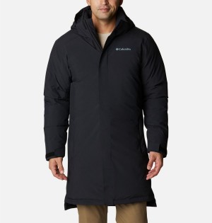 Black Men's Columbia Arrow Trail Insulated Coats | QGTFE-8135