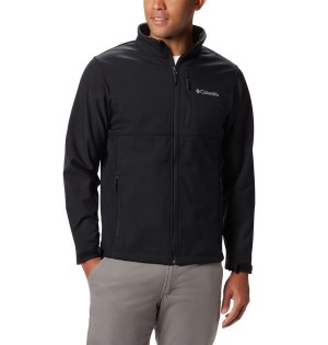 Black Men's Columbia Ascender Softshell Jackets | SQNKW-7918