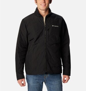 Black Men's Columbia Birchwood Insulated Puffer Jacket | RCNKS-6430