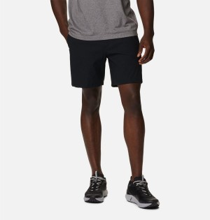 Black Men's Columbia Canyon Gate Utility Shorts | FQUOH-1468