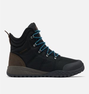 Black Men's Columbia Fairbanks Omni Heat Boots | RAFMJ-0839