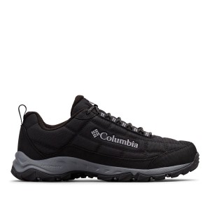 Black Men's Columbia Firecamp Fleece Lined Hiking Shoes | ARZBK-5139