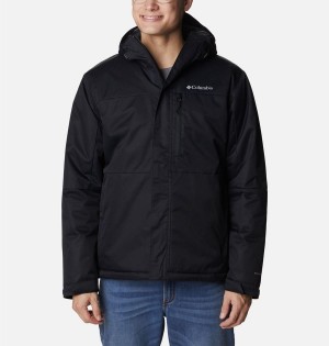 Black Men's Columbia Hikebound Insulated Puffer Jacket | RZJHW-0726