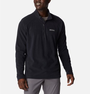 Black Men's Columbia Lake Aloha Half Zip Fleece Pullover | JBXNH-2876