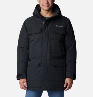 Black Men's Columbia Landroamer Down Coats | QCJXU-5638