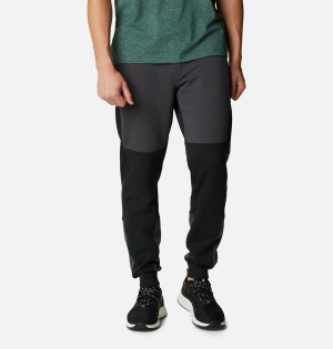 Black Men's Columbia Lodge Colorblock Joggers Pants | GRMFP-4651