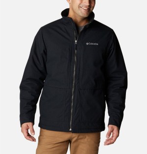 Black Men's Columbia Loma Vista II Insulated Puffer Jacket | DMIJZ-1709