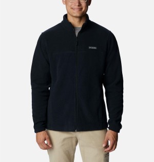 Black Men's Columbia Overlook Trail Full Zip Fleece Jacket | MBONJ-3628