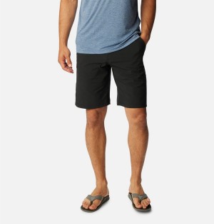 Black Men's Columbia PFG Grander Marlin II Offshore Shorts | DVFHZ-5061