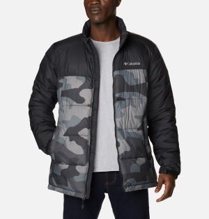 Black Men's Columbia Pike Lake Insulated Puffer Jacket | HVOZK-9584