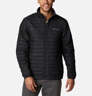 Black Men's Columbia Silver Falls Insulated Puffer Jacket | ZHFJV-9682