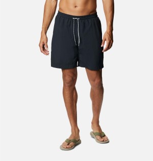 Black Men's Columbia Summerdry Shorts | VPWXO-6907