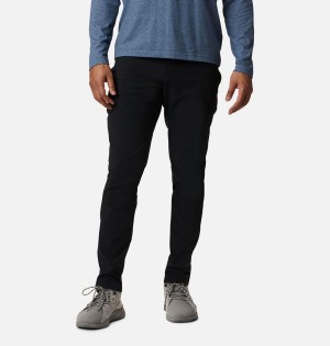 Black Men's Columbia Tech Trail Warm Pants | OTBWF-5739