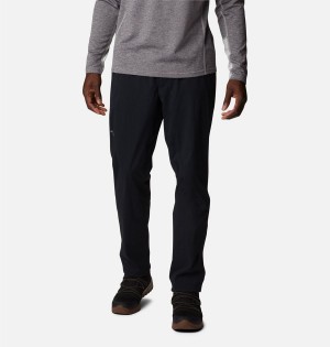 Black Men's Columbia Titan Pass Lightweight Pants | LKWHD-7162