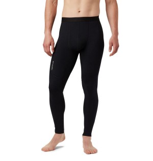 Black Men's Columbia Titanium Omni Heat 3D Knit Tight Pants | ENKGS-4790