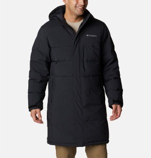 Black Men's Columbia Toyama Pass Down Coats | DTEUP-6145