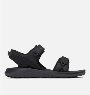 Black Men's Columbia Trailstorm Sandals | RVKEI-5198