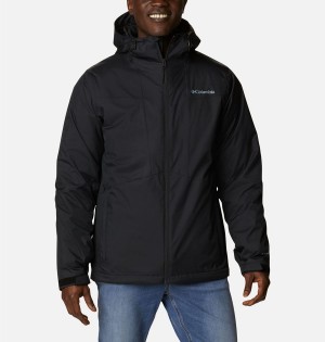 Black Men's Columbia Wallowa Park Interchange 3 In 1 Jackets | VEZFJ-2318