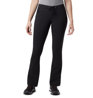 Black Women's Columbia Anytime Outdoor Boot Cut Pants | GQXYN-1590