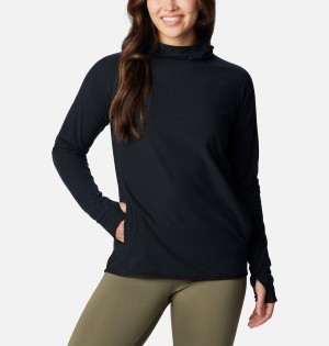 Black Women's Columbia Back Beauty Pullover Hoodie | TRGYI-5802