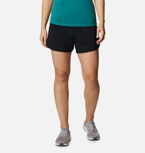 Black Women's Columbia Bogata Bay Stretch Shorts | RLMFU-9081