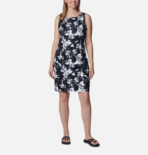 Black Women's Columbia Chill River Printed Dress | UDXYL-1782