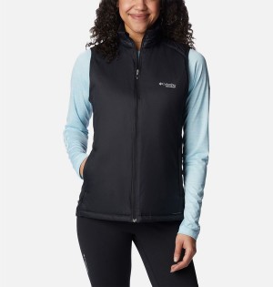 Black Women's Columbia Endless Trail Running Vest | XZDHQ-8175