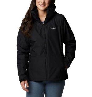 Black Women's Columbia Gulfport Interchange 3 In 1 Jackets | DKAEZ-3251