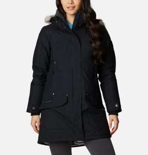 Black Women's Columbia Icelandite TurboDown Coats | PQIEY-0897