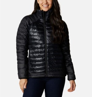 Black Women's Columbia Labyrinth Loop Insulated Puffer Jacket | CKARI-2370