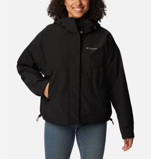 Black Women's Columbia Laurelwoods II Interchange 3 In 1 Jackets | XENQY-9682