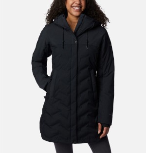 Black Women's Columbia Mountain Croo II Mid Down Coats | QNEFD-7485