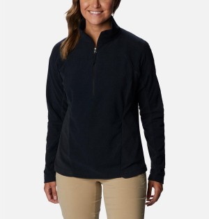 Black Women's Columbia Overlook Pass Half Zip Pullover | WDEYP-1986