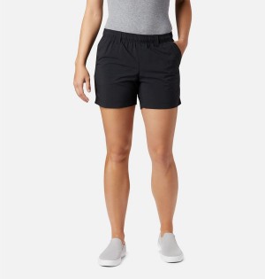 Black Women's Columbia PFG Backcast Water Shorts | VCXSA-3918