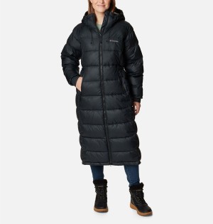 Black Women's Columbia Pike Lake II Long Puffer Jacket | TDGRU-0719