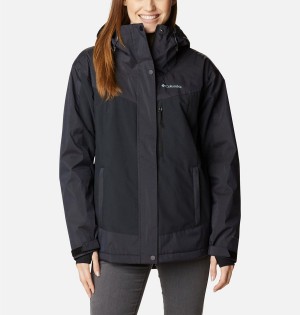 Black Women's Columbia Point Park Insulated Puffer Jacket | MZYEX-5726