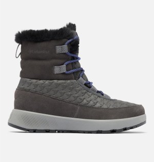 Black Women's Columbia Slopeside Peak Luxe Boots | QUION-8109