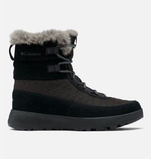 Black Women's Columbia Slopeside Peak Luxe Boots | DUNQI-0536